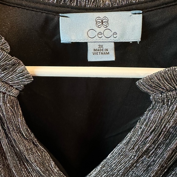 BNWT CeCe silver metallic. Size 3X - Picture 2 of 6